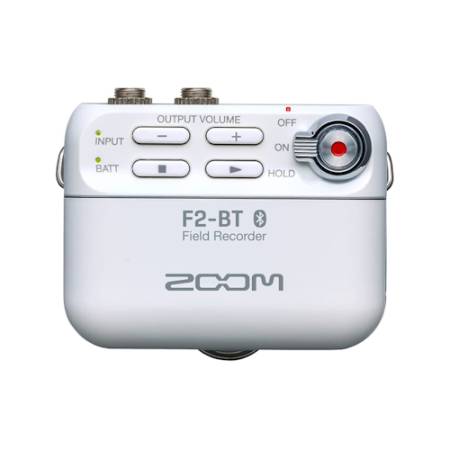 Zoom F2-BT - rejestrator cyfrowy audio, Bluetooth, biały